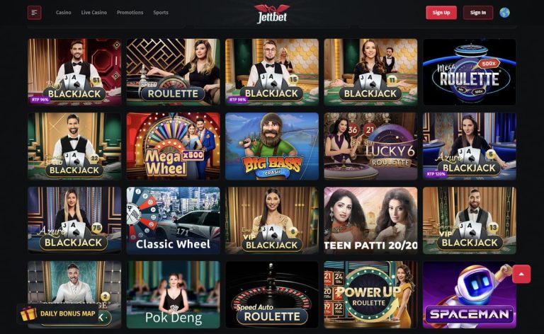 Jettbet Casino jeux live