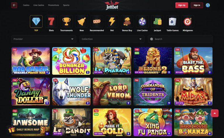 Jettbet Casino machines à sous