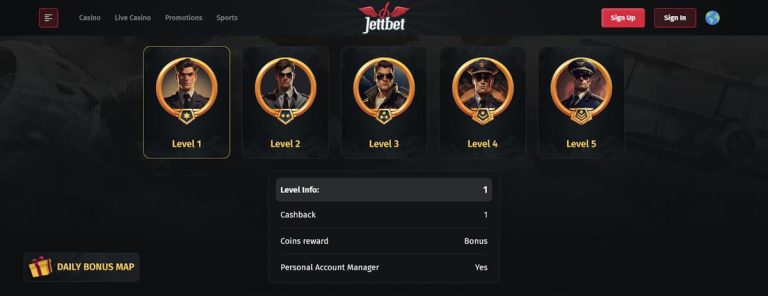 Jettbet Casino programme VIP